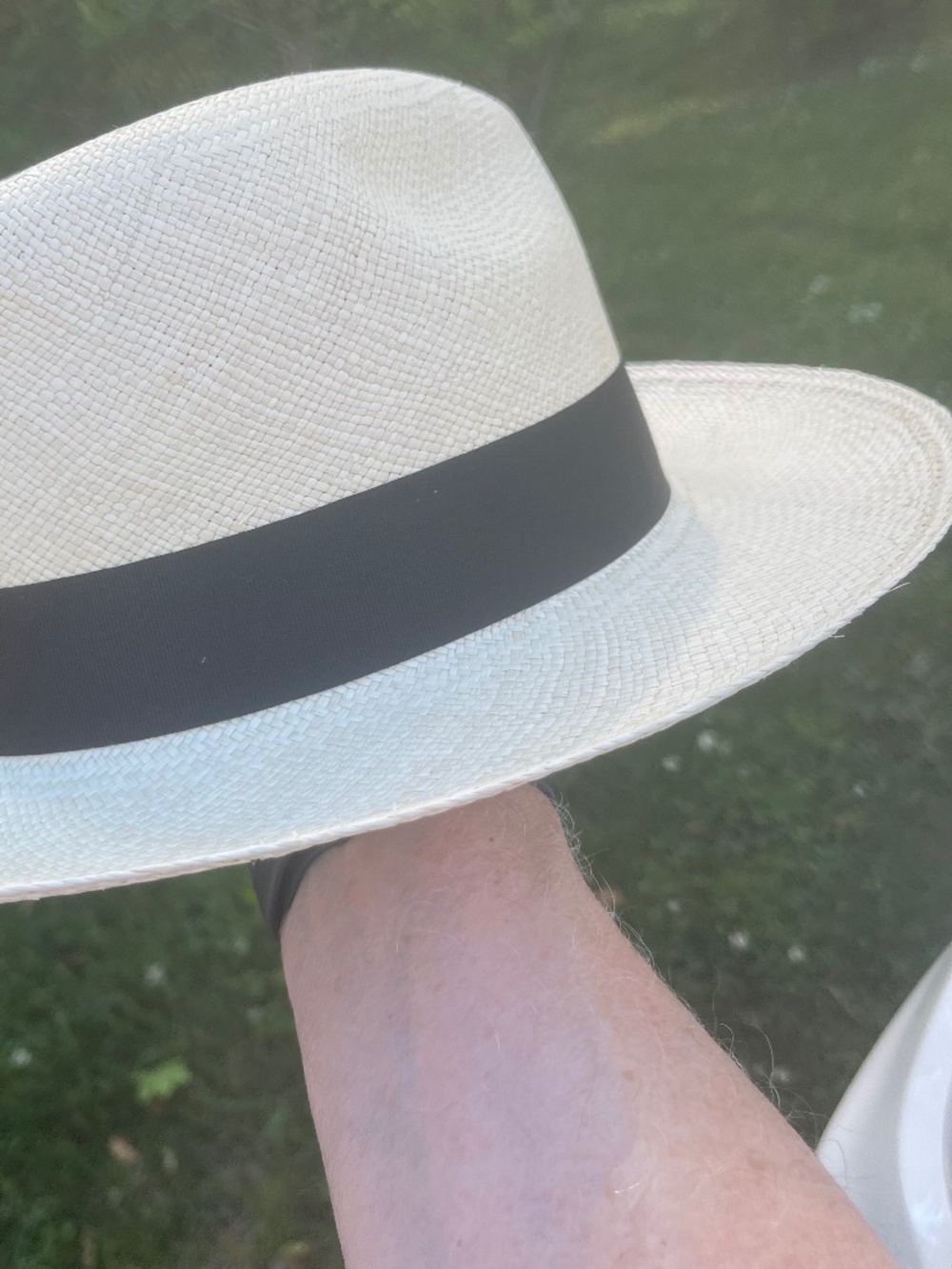 Panama Hat (Unisex) Handmade Montecristi Brand New NWT El Palacio Sz 59 Lg - Picture 9 of 9